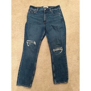 Abercrombie & Fitch, The Skinny High Rise, 29, 8s, Inseam is 24.5 inches